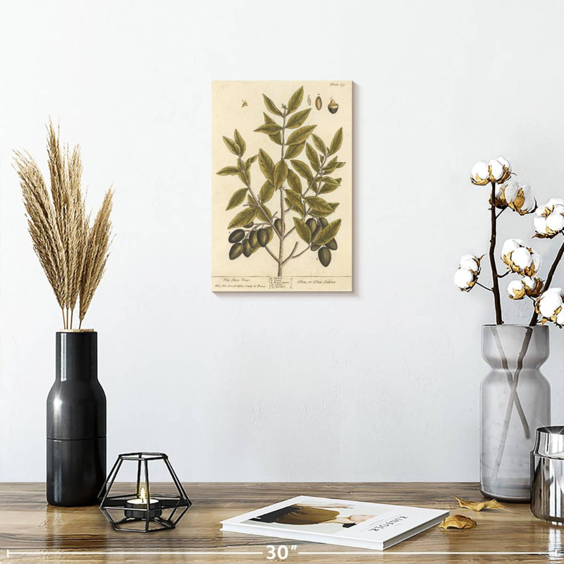 Keiri Olive Branch II, 12" H x 8" W