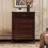 Cherry Solid + Manufactured Wood Accent Cabinet