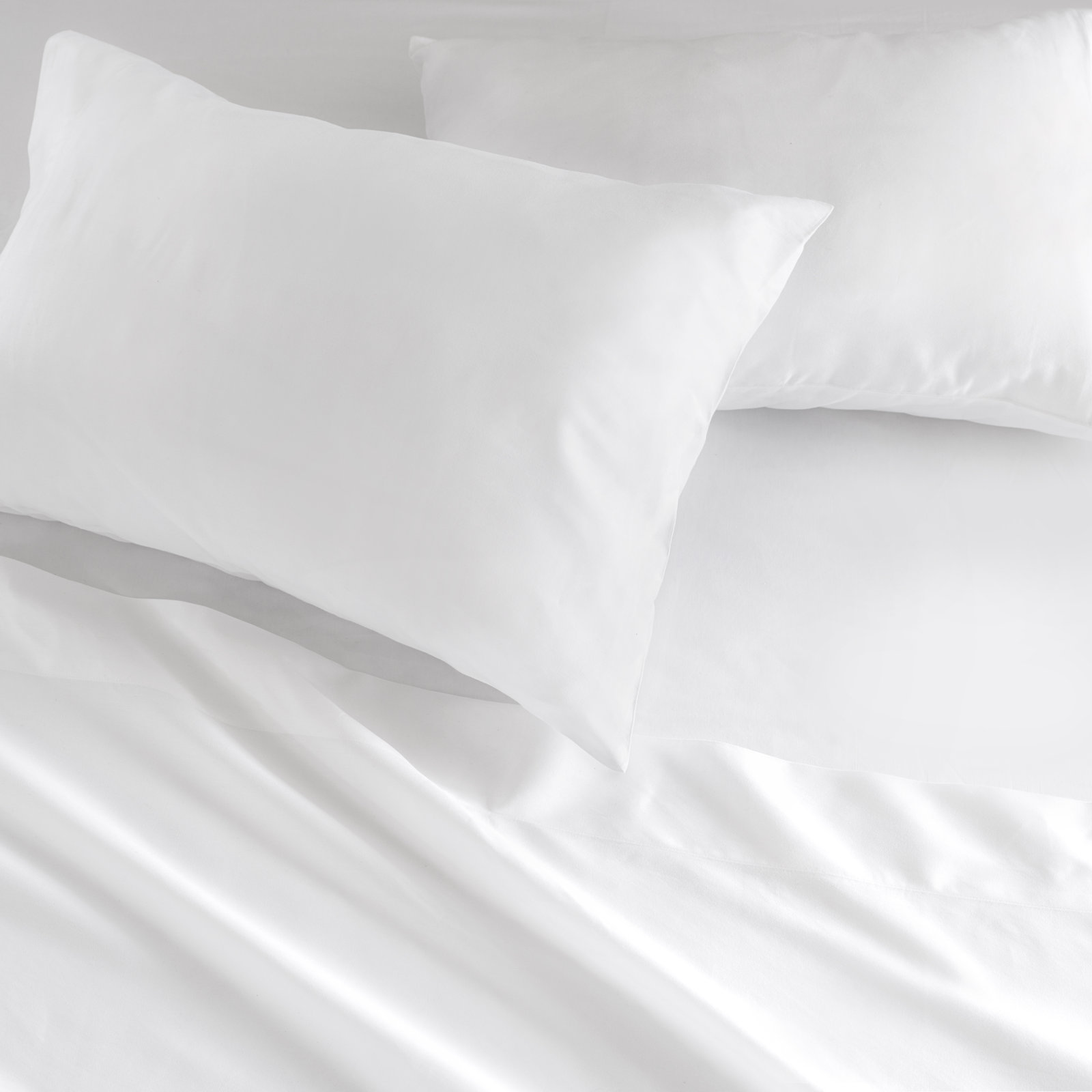 Portia Cotton Sheet Set, Cal.King Sheet Set+Fitted Sheet+2Pillowcases, White