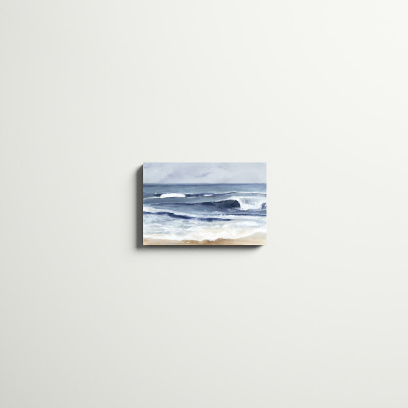 Surf Spray I, H 12 po x l 18 po, Oui, Cadre doré simple
