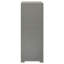 Commode de chambre à coucher à 5 tiroirs gris Rodrigue-106920930