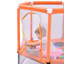 Trampoline avec filet de sécurité et balles-126757078