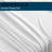 Aeropostale Cotton-Rich Heathered Jersey 4 Piece Sheet Set – Soft T-Shirt Feel, White, Full-119705685-119705686