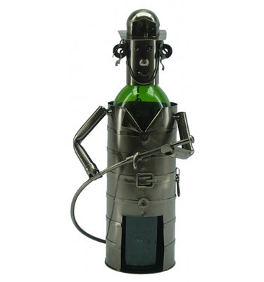 Fireman 1 Bottle Tabletop Wine Bottle Rack