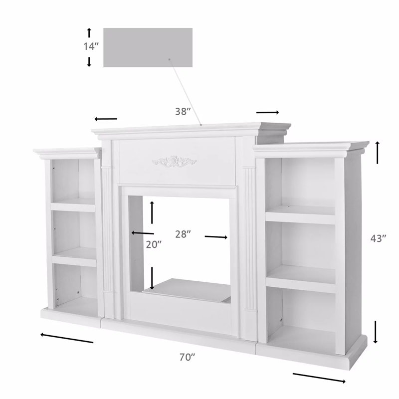 Blake's Hearth Fireplace Surround, White