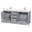 Sheffield 72" Double Bathroom Vanity Set-59388306-59388307