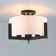 Gaspara Linen Semi Flush Mount