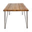 Ensemble de salle à manger de patio en bois d'acacia 7 pièces pour pelouse, cour, terrasse de jardin, bord de piscine-125822054