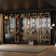Six-Door Three-Drawer Closet System With Light