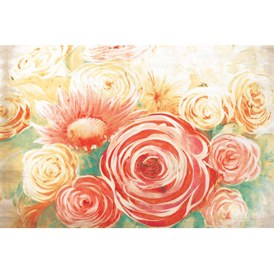 Vintage Floral - Wrapped Canvas Art Prints