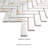 Calacatta Gold Herringbone 11 in. x 12 in. Matte Porcelain Mosaic Floor and Wall Tile