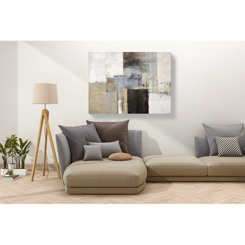 Abstract Mood by Ruggero Falcone - Wrapped Canvas Painting, 50cm H x 70cm W x 4cm D