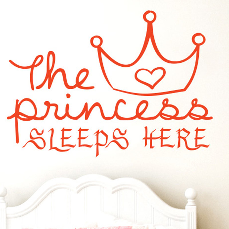 Abstract Wall Decal, Orange, Medium