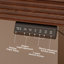 Bureau réglable en bois d'hévéa brun 55,12 po-130088624