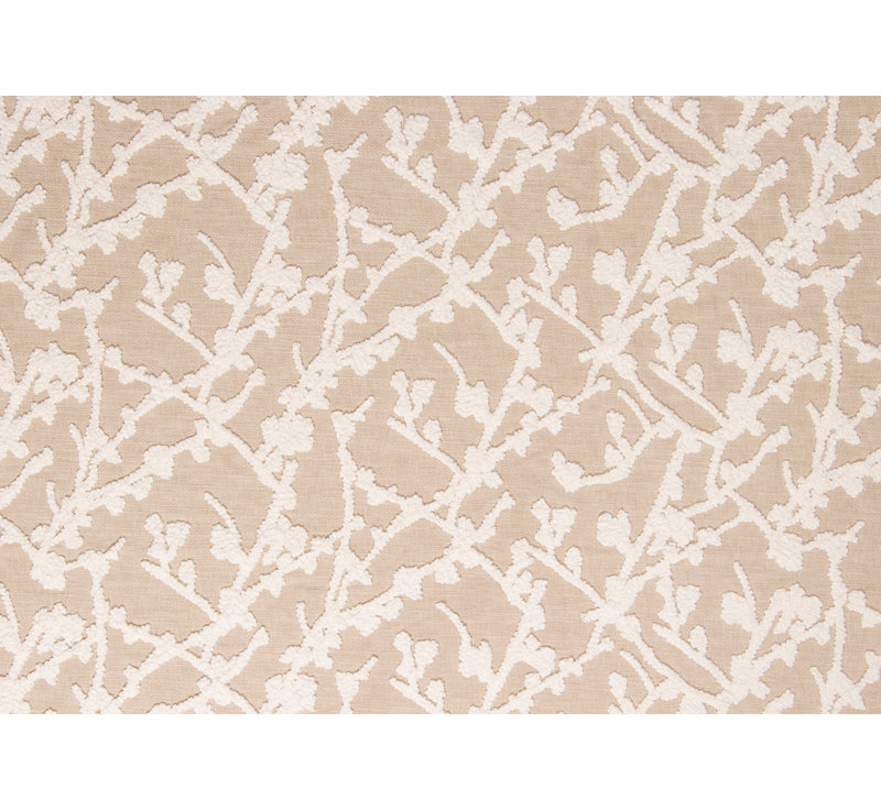 Housse et insert de coussin décoratif en coton, Beige, 20 po x 20 po