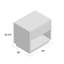 Palermo 1 - Drawer Solid Wood Nightstand