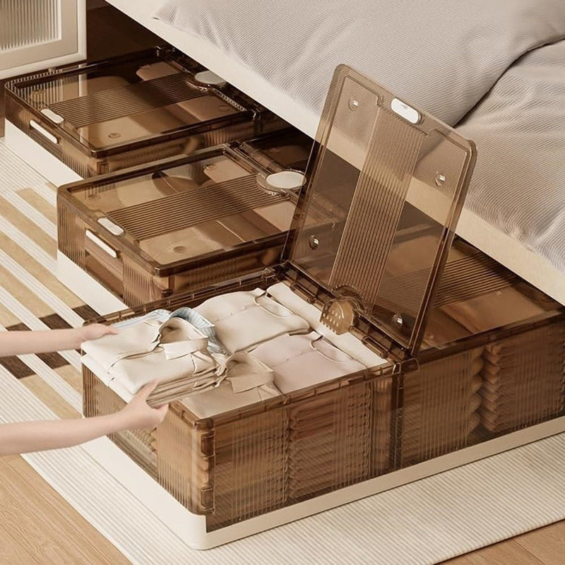 Rebrilliant Plastic Underbed Storage, Brown