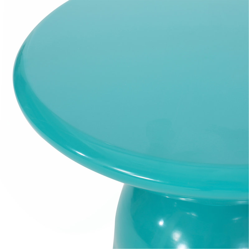 Table de bout d'extérieur en métal - Grand, Sarcelle