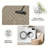 Modern geometric style carpet, washable carpet, suitable for living room, bedroom, kitchen and entrance, soft low-pile floor mat, minimalist abstract design-397406998