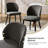 Kanalu Modern Dining Chair Set with Solid Wood Legs-1109626422-1109626419