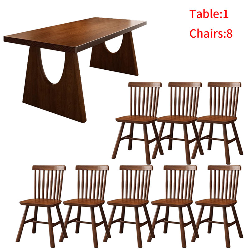 Partap Simple solid wood table, 30.7"H x 86.6"L x 35.4"W