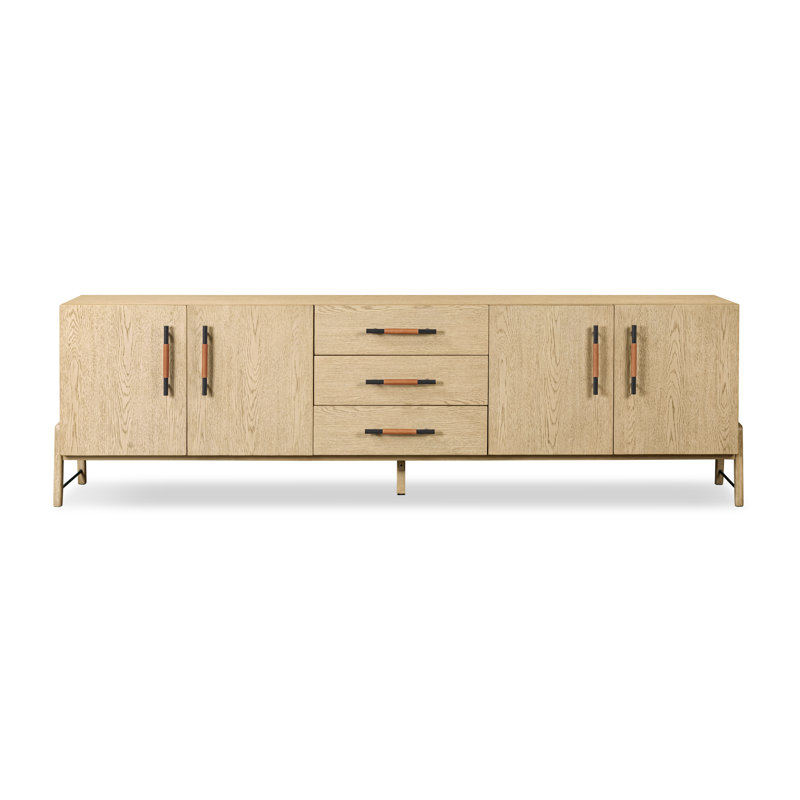 Rosedale Media Console-Yucca Oak Veneer, Natural