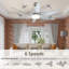 Broughtonville 60.8cm Ceiling Fan with Light Kit