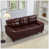 Burgundy Faux Leather sélectionné