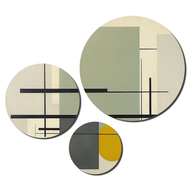 Abstract Wall Decor on Metal