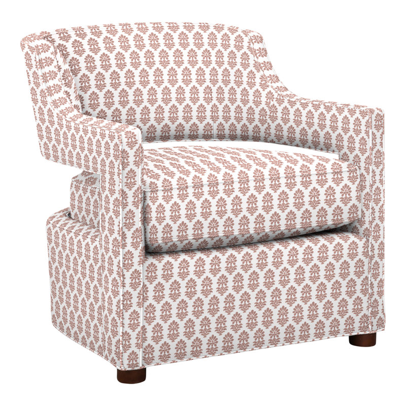 Chaise longue Phoebe, Perigold Francine Dusty Rose