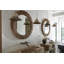 Folha Flat Metal Beveled Wall Mirror