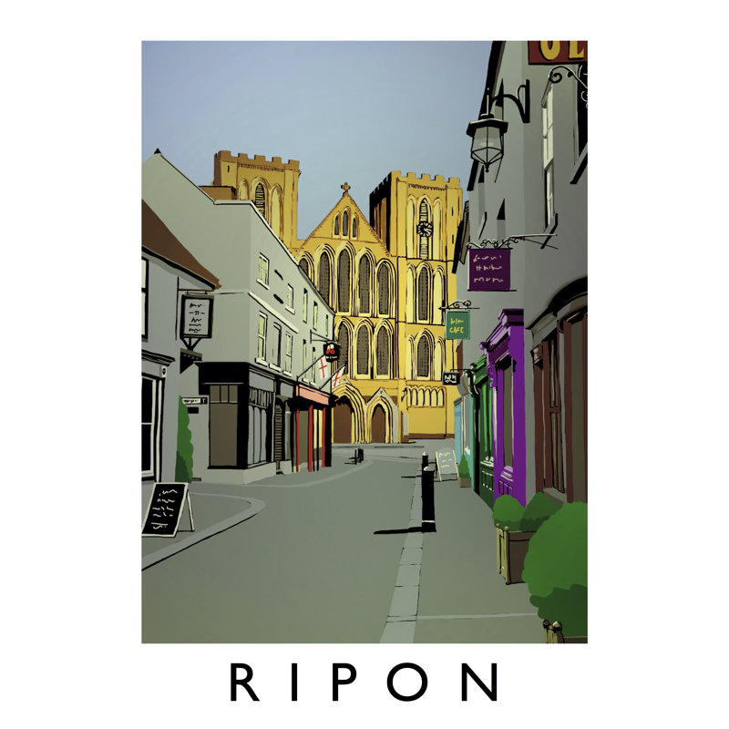 'Ripon 2' by Richard O'Neil - Print, No Frame, 50 cm H x 40 cm W x 1 cm D