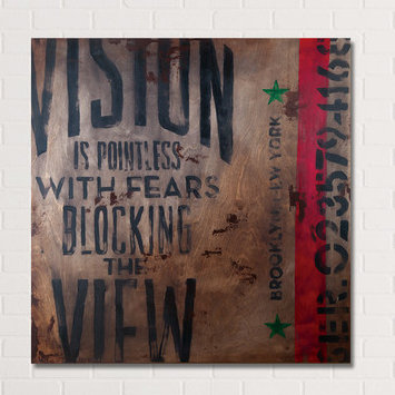 A Terrible View by Rodney White - Wrapped Canvas Print, 61 cm H x 61 cm W x 4 cm D