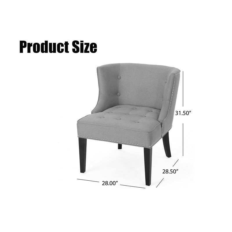 Chaise d'appoint en tissu