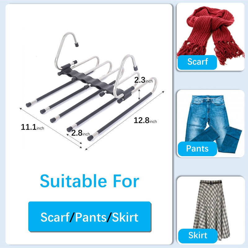 Magic Pants Hangers Space Saving