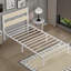 Structure de lit plateforme industrielle en métal grand format avec tête de lit en bois Alicia, rangement sous le lit, sans bruit, aucun sommier-2039627793-2074483457