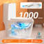 Toilette compacte monobloc allongée 12 po avec siège confortable ADA, hauteur 17,1 po, chasse double 1,1 / 1,6 GPF et carte 1000 g, conception compacte (siège inclus)-107232116