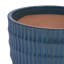 Ensemble de 4 pots à fleurs en céramique faits à la main bleu marine (5,31 po à 14,17 po)