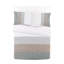 Ensemble de housse de couette en coton standard gris 3 pièces-66479419
