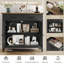 Armoires d'appoint en bois avec 2 tiroirs et 2 portes Ailynn-2144290363