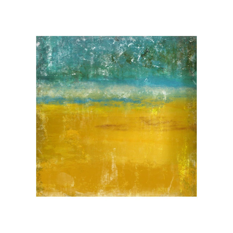 Chroma Horizons III Painting by Austin Beiv, Knife Gel, 47" H x 47" W