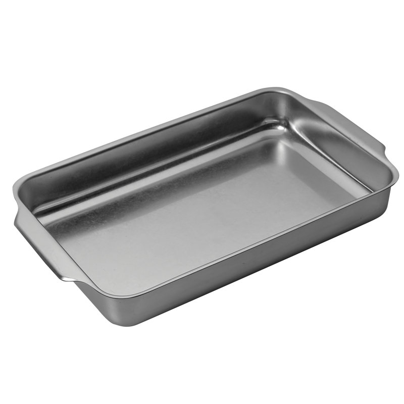 Plateau à gratin Original Original Vintage - 12 pièces - Acier inoxydable, H 2,36 po x L 15,75 po x l 9,45 po