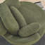 Fabric Upholstered Club Chair with Wood Legs-546751632