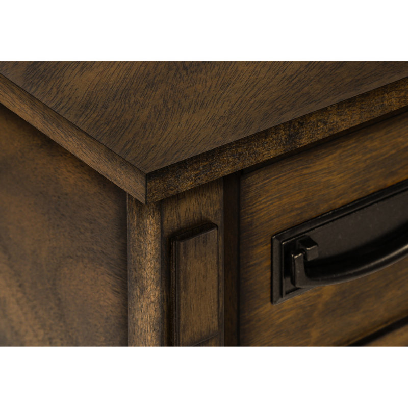 Table d'appoint à 2 niveaux, placage brun, rangement compact, 21,29 po X 11,99 24,15 po, noyer, solution d'organisation