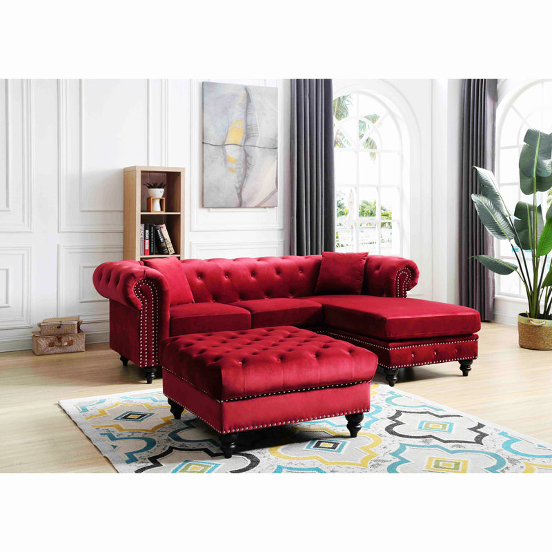 Velours 36,97 po, Velours bourgogne