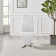 Lenworth Chrome and Glass Rectangular Dining Table Set with 4 Modern Design Faux Leather Chairs