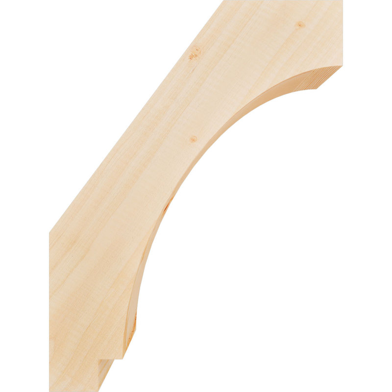 Attelle impériale du genou, Sapin de Douglas, H 16 po x l 3,5 po x P 12 po, Lisse