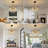 Black Branch Crystal Chandelier