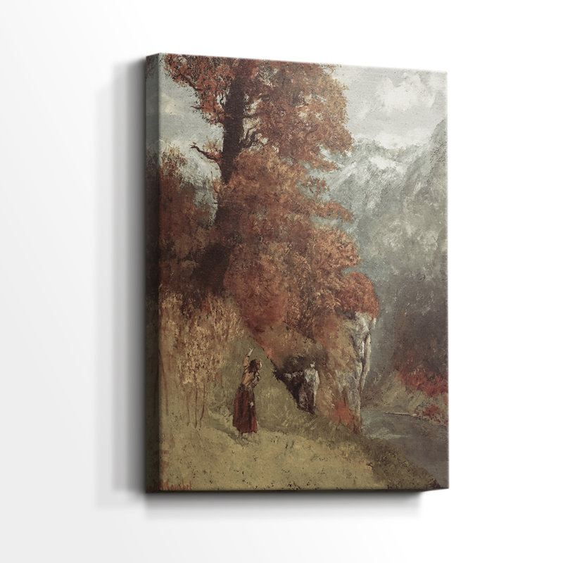 Paysage rétro CLXV - galerie Cavas, H 27 po x l 18 po