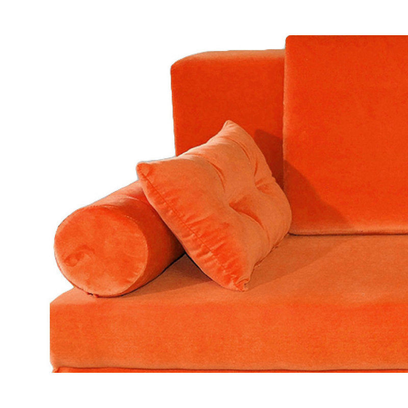 Modern 3 Seater Sleeper, Orange